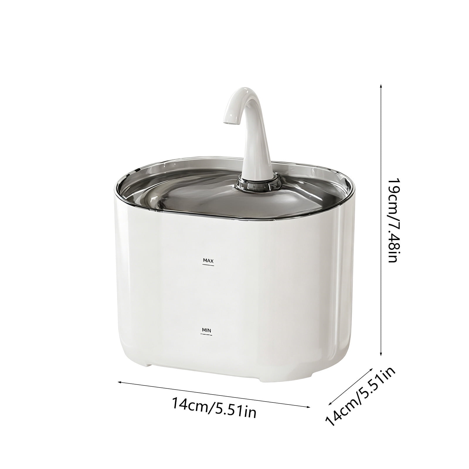Tuvgenk USB Pet Water Dispenser Automatic Circulation Multi Layer Filtration Silent Large Capacity Flowing Water Indoor Drinking Feeder