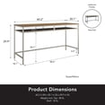 thumbnail image 6 of Ameriwood Home Bentley Computer Desk, Navy/Oak, 6 of 10