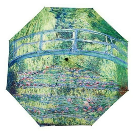 galleria Monet's Garden Folding Umbrella
