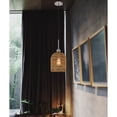 thumbnail image 5 of Cal Lighting Depok 1-Light Metal & Rope Wood Pendant Fixture in Burlap Brown, 5 of 5