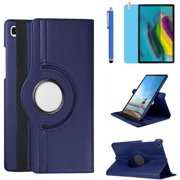 KOMI Shockproof Case for Samsung Galaxy Tab A9 8.7'' 2023 (SM-X110 SM-X115 SM-X117),Portable Heavy Duty Tablet Cover with 360 Rotating Stand Handle Strap & Shoulder Belt Carrying Case Blue