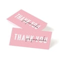 thumbnail image 1 of LNGOOR 50pcs Thank You Card Exquisite Card  For Business  Baby Shower  Wedding  Small Business  Graduation  Bridal Shower, 1 of 7