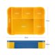 thumbnail image 2 of Lunch box (6 compartments) , snack box, lunch box pink1 piece, 2 of 5