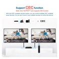 thumbnail image 5 of Répartiteur 2.0 1X16 CEC Répartiteur 16 Ports TV Répartiteur 4K 60Hz HDR Contrôle EDID, 5 of 5