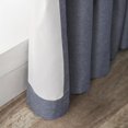 thumbnail image 4 of Bouclair Rideau Occultant en Chambray Bleu 52x84 Po (132x213 cm), 4 of 7