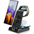 thumbnail image 1 of Cargador inalámbrico LeQuiven 4 en 1 para Samsung Galaxy S24/Z Fold6/Z Flip6/S23, Galaxy Watch 7/Ultra/6/6 Classic/5 Pro/5/4, Galaxy Buds2 Pro, 1 of 7