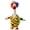 #06 Multicolor【1 Set Porch Goose Outfit】, variant on Porch Goose Clown Outfit for 23" Cement or Plastic Statue, Silly Goose Costume with Festive Clown Style, Outdoor Yard Lawn Garden Patio Fall Decor - #06 Multicolor