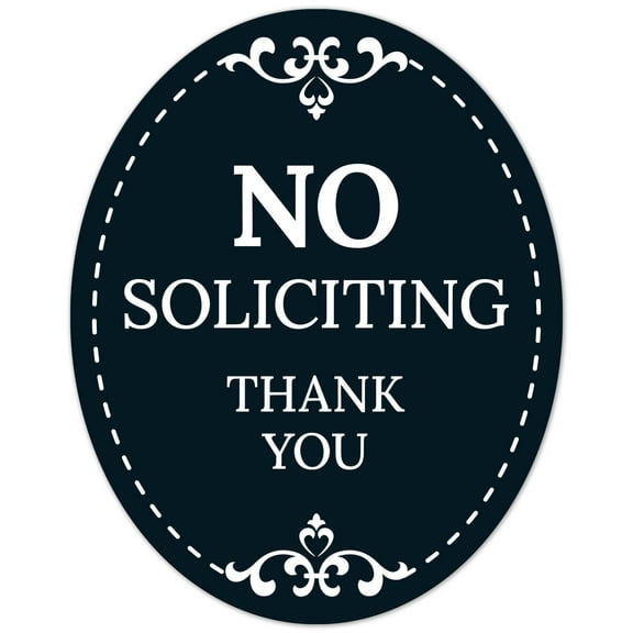 No Soliciting Thank You Sign, (SI-1518)