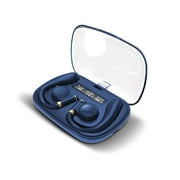 RCA Wave-68 True Wireless Earbuds, 20H Playtime, Hi-Res Audio, Navy