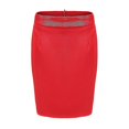 thumbnail image 4 of Yynuda Vestido profesional elegante de 2 piezas para mujer, traje de negocios con doble botonadura (blazer + falda), 4 of 5