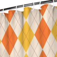 thumbnail image 3 of Orange Yellow Checkerboard Checkered Pattern Shower Curtain 36"x72" ,Bathroom Decorative Shower Curtains Set with 12 Hooks,Modern Waterproof Washable Shower Curtain, 3 of 6
