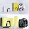 thumbnail image 4 of lote De 2 Porte-ponges Auto-adhsifs, Pour La Cuisine, Montage Sans Perage, En Acier Inoxydable, Antirouille Et Tanche, 4 of 5