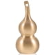 thumbnail image 1 of Colgante de la llave del coche de la calabaza del codo de cobre amarillo de la manera que cuelga el colgante con la cuerda - tamaño cepillado sólido grande (de oro), 1 of 7