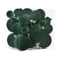 thumbnail image 6 of Chanana 36pcs Velvet Christmas Ball Ornaments, Flocked Shatterproof Christmas Ornaments Hanging Xmas Tree Decorations Set for Home Party Holiday Decor (Multi-Size, Green), 6 of 6