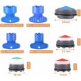 thumbnail image 4 of de 12 pernos de anilla M6 x 70 mm en varillas roscadas de anilla de acero inoxidable 304 como sujetadores ideales para colgar artículos en el hogar, jardines o industrias, 4 of 5