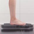 thumbnail image 4 of Shower Foot Scrubber Mat With Suction Cups 2025 New Foot Back Cleaning Pad Back Washer Exfoliating Bath Wash Pad Wall Mounted Suction Cups Grey Grey, 4 of 5