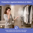 thumbnail image 4 of Bolsas absorbentes y absorbentes de humedad, paquete de 10, lino azul, 4 of 7
