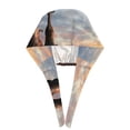 thumbnail image 3 of Kdxio Elephant Giraffe Pattern Turban Hat for Women Men Comfortable Adjustable Cleaning Working Cap with Sweatband, 3 of 8