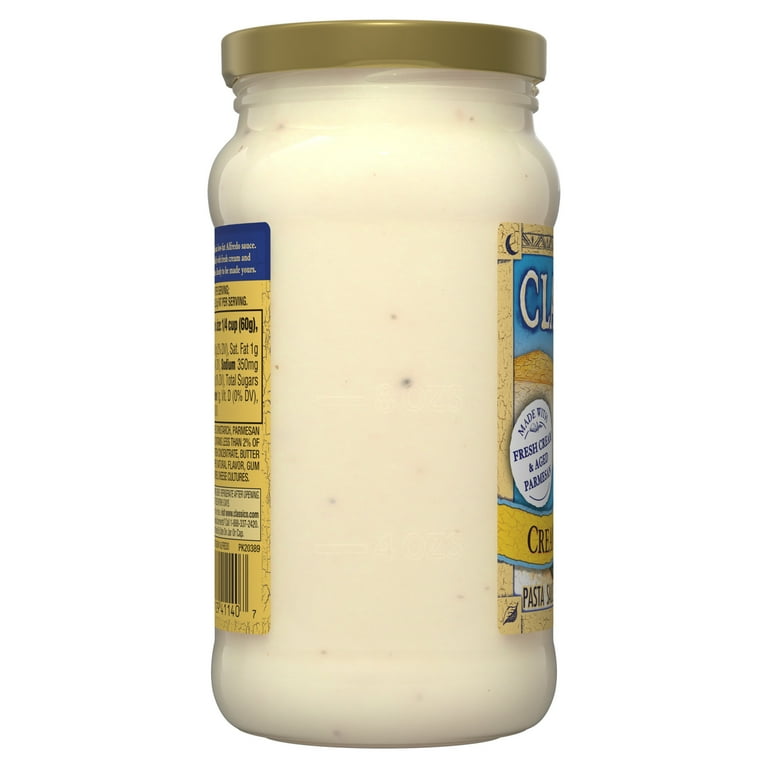 Classico Light Creamy Alfredo Pasta Sauce, 15 oz Jar - Walmart.com