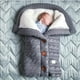 thumbnail image 3 of Mantas De Dormir Para Bebés Con Botones, Forro Polar Suave Y Grueso, Envolturas Para Cochecito De Bebé, Manta De Accesorios Para Bebés Yuarrent BA001455-05, 3 of 6