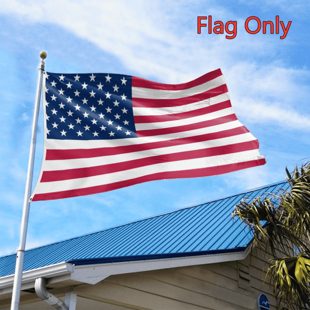 Tcbosik 4 Pack American Flags, 6' x 4' Polyester USA Flag with Brass Grommets for Indoor & Outdoor