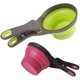 thumbnail image 1 of Cuchara Plegable de Silicona para Mascotas Verde+Rosa 118ML, 1 of 6