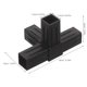 thumbnail image 2 of unbranded 8Ud Conector De Tubo Plástico En Ángulo Recto 4 Vías Para Montaje De Marco En Ac Color Negro, 2 of 6