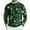 Cyan, variant on Men's St. Patrick's Day Shirt Crewneck Long Sleeve Shamrock Graphic Pullover Tops