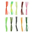 thumbnail image 2 of 10 Packs de Filets de Mouche Jupes de Pêche Mouches Appâts Barbe Sport Multicolore Silic, 2 of 6