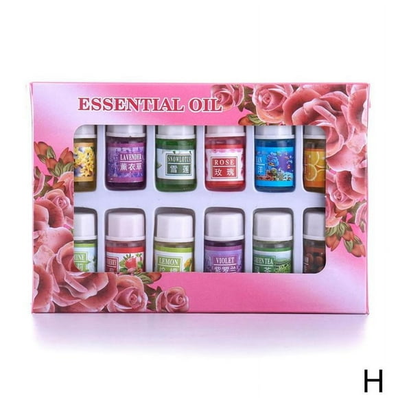 6/12 MINI ential Oil Set Aromatherapy Gift Kit Pa Pure For Humidifier Y1