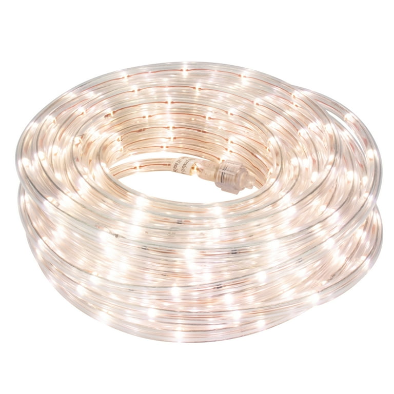 Indoor/Outdoor 48 ft. White LED Rope Light Kit Indoor/Outdoor 48 ft. White LED Rope Light Kit