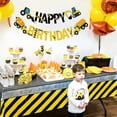 thumbnail image 4 of Happy Birthday Banner Construction Party Decorations Construction Birthday Party Supplies for Boys 1st 2nd 3rd Construction Birthday Banner Garland Excavator Dump Truck Tractor Sign, 4 of 10