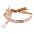 thumbnail image 4 of 3x Diademas de los años 20 Medallón de de itación Tocados de disfraces Sunnimix Diademas Flapper Vintage, 4 of 8