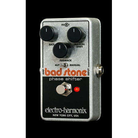 Shifter Effects (Electro Harmonix Bad Stone Analog Phase Shifter Effects Pedal w/ 9V Battery Nano Part Number: BAD)
