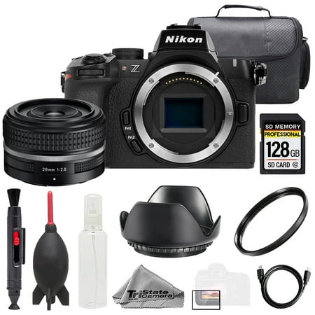 Nikon Z50 II + Z 28mm f/2.8 (SE) Lens +128GB+ Bag+ UV Filter- Basic Kit (International Version)