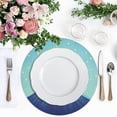 thumbnail image 4 of Ryvnso Mountain Night View Round Plate Mats Dining Table Placemat Set of 4 for Holiday Decoration, 4 of 7