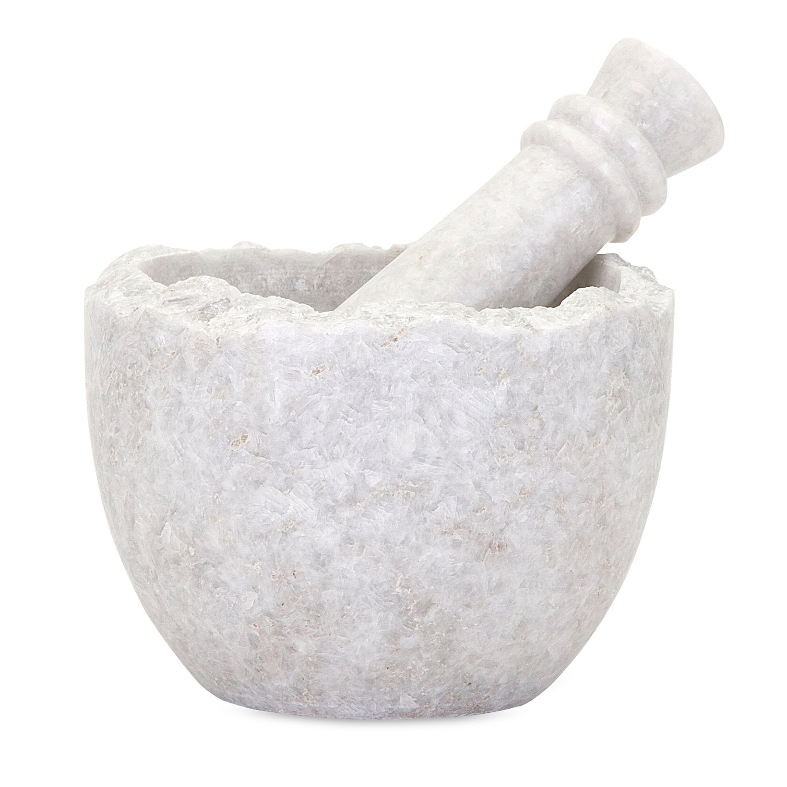 Captivating Marble Mortar and Pestle