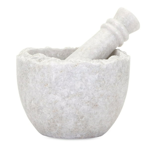 Captivating Marble Mortar and Pestle