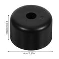 thumbnail image 5 of CTIRCHIU 8Pcs Black Plastic Cabinet Legs Sofa Replacement with Nonslip Base for Home Furniture, 5 of 8
