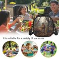 thumbnail image 6 of Uourmeti Brown Horse Autumn Forest Print Reusable Kids Lunch Bag for Travel Outdoor, Practical Kids Insulated Lunch Bag, 6 of 6