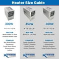 Xtreme Heaters Large600W Boat Bilge and RV heater