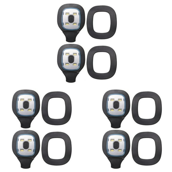 6Pcs USB Rechargeable Light for LED Beanie Hat,Replaceable Headlamp Cap DIY Hat Light for Men And Women