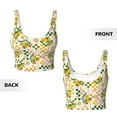 thumbnail image 6 of Goofa Fruit Printed Sports Bras for Women, High Impact Running Bra Workout Crop Tank Tops Longline Sports Bra Push up-Small, 6 of 9