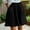Black women cotton linen shorts a1, variant on Womens Cotton Linen Shorts Elastic Waist Flowy Solid Casual Mini Skirt Skirtlike Summer Beach Vacation Lounge Trousers Loose Fit Pockets Daily Wear, White M