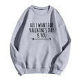 thumbnail image 4 of Couple Sweatshirts Ladies Sweatshirts Husband and Wife Matching Outfits Crewneck Sweatshirts Women Lover Long Sleeve Sweater for Valentines Day Sweatshirts for Teen Girls, 4 of 4