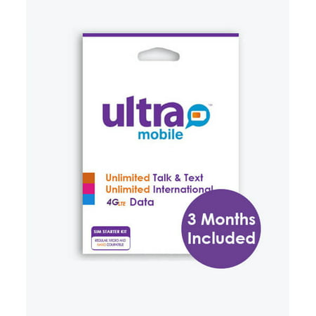 Ultra Mobile $29 International Calling Plan with 3 Months included ( orders with more than 4 SIM Cards will be canceled