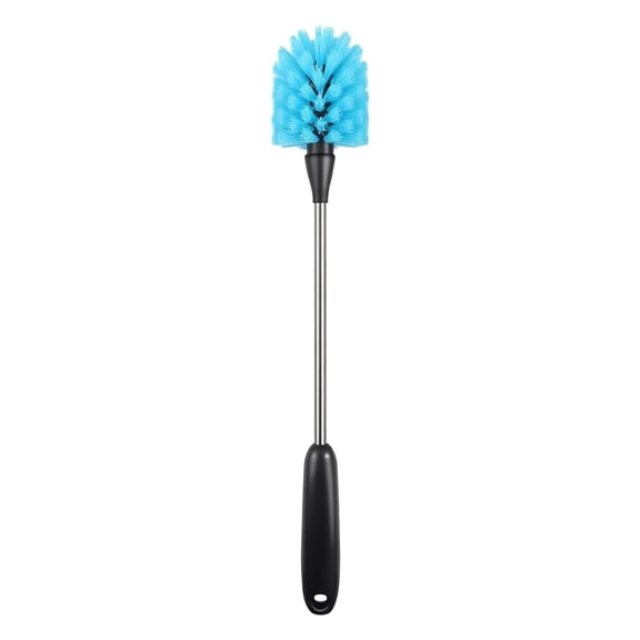 1 Pcs Water Bottle Brush, Stainless Steel Water Bottle Brush, Long Handle Scrubbing Brush, Built for Cleaning Sports Bottles, Baby Bottles, Cups, Coffee Mugs, Glasswares, Wine Decanters