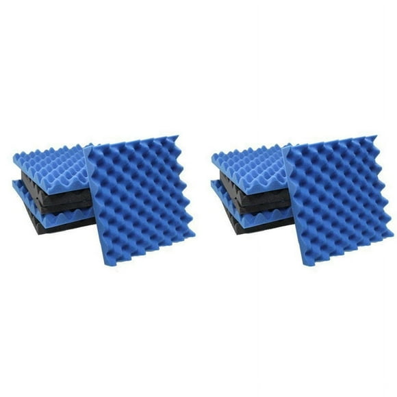12 Pack Charcoal Egg Crate Foam Acoustic Tiles Soundproofing Foam Panels Sound Insulation Soundproof Foam Padding