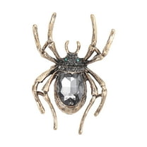 RuiJiao Spider Crystal Brooch Rhinestones Wedding Boutonniere, Retro Personality European And Alloy Insect Brooch