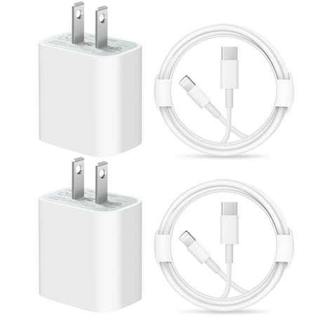 iPhone 14 13 12 11 Super Fast Charger-Apple MFi Certified-High Speed iPhone Charger-2-Pack 20W PD USB C 6FT Wall Charger Compatible with iPhone 14/13/13Pro/12/12 Pro/11/11Pro/XS/Max/XR/X/8/8 Plus